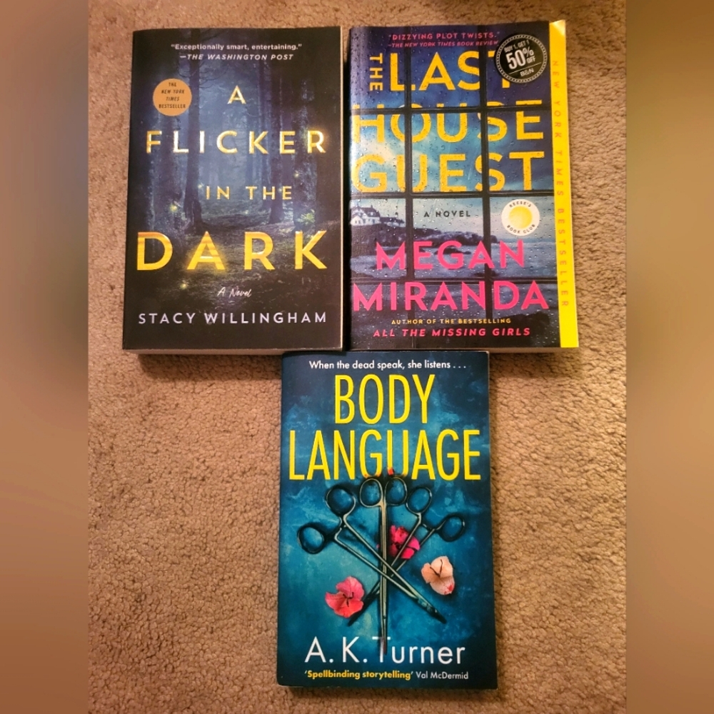 Book Bundle: Mysterys by AK Turner, Stacy Willingham, & The Last House Guest